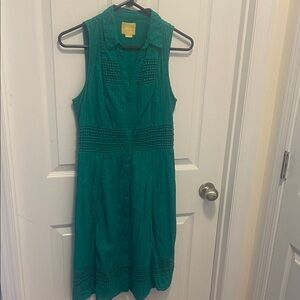Maeve Teal Sleeveless Dress